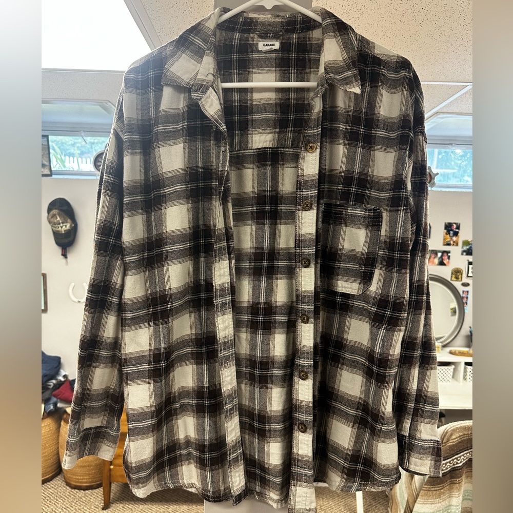 Brown flannel